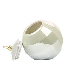 10 Strawberry Street Disco Christmas Cookie Jar, White