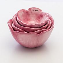 10 Strawberry Street Peony Measuring Cups - Set of 4