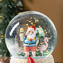 100mm Christmas Resin Musical Snowflakes Waterglobe