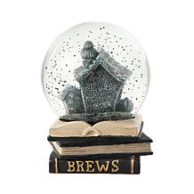 100mm Halloween Polyresin Haunted House Water Globe