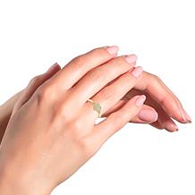 10K Yellow Gold 1/8ctw Diamond 30-Stone Ring