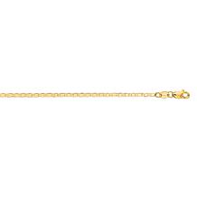 10K Yellow Gold Classic Mariner Bracelet with Lobster Clasp