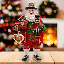 11" Fabriché Musical German Santa by Kurt Adler