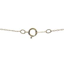14K Gold 7-7.5mm Cultured Pearl and Diamond Abstract Drop Necklace