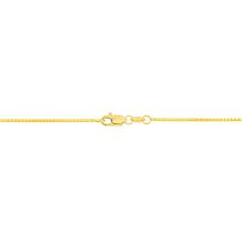 14K Yellow Gold 0.87mm Box Chain Necklace - 22"