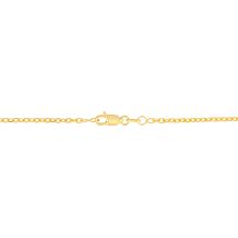 14K Yellow Gold 1.8mm Diamond-Cut Cable Chain Necklace - 20"