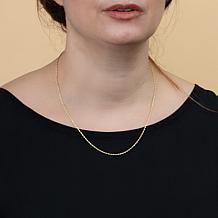 14K Yellow Gold Rope Chain 18" Necklace
