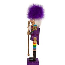15" Wooden Gay Pride Nutcracker with Rainbow Pants