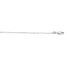 16" Sterling Silver 1.1mm Diamond-Cut Cable Chain Necklace