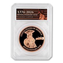 1776-2026 USA 250th Anniversary 1 oz. Copper Set of 5 Coins