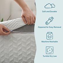 2” Bamboo Charcoal and Gel Memory Foam Mattress Topper, Queen