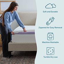 2” Lavender and Gel Memory Foam Mattress Topper, Twin XL