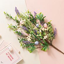 2-Piece 28" Easter Picks with Lavender and Eggs