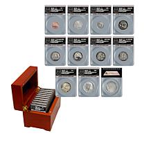 2017 EU70 ANACS S-Mint U.S. Mint 225th Anniversary 10-Coin Set