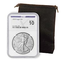 2025 NGC X10 Silver Eagle Dollar Coin
