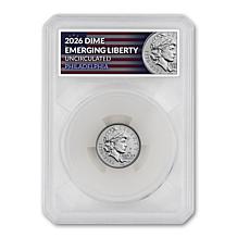 2026 Emerging Liberty 24K Gold-Plated Uncirculated Set of 4 Dimes