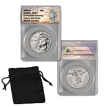2026 MS70 ANACS FDOI LE Silver Eagle with 250th Anniversary Label