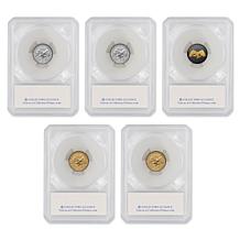 2026 Half Dollar & Dime 10pc Set w/PD Gold & Ruthenium Defender Hold