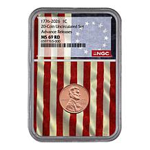 2026 Lincoln Cent-Philadelphia-NCG 69 Flag Core Advance Release 