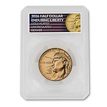 2026 P&D Uncirculated Special Edition Enduring Liberty Half Dollar Set
