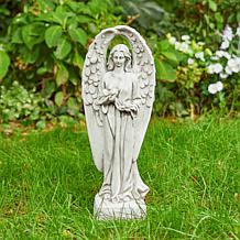 20.5"H MGO Standing Archangel Garden Statue