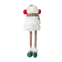 21" Christmas Fabric Shelf Sitter Yeti Decoration