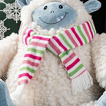 21.75"H Christmas Fabric Shelf Sitter Yeti