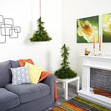 24 in. and 36 in. Table Top/Hanging Artificial Christmas Decor Set ...