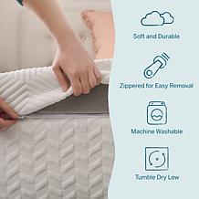 3” Bamboo Charcoal and Gel Memory Foam Mattress Topper, King