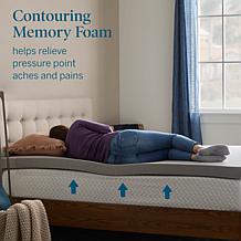 3” Bamboo Charcoal and Gel Memory Foam Mattress Topper, Twin