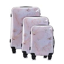 3-Piece Lightweight Durable ABS Luggage Set