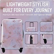 3-Piece Lightweight Durable ABS Luggage Set