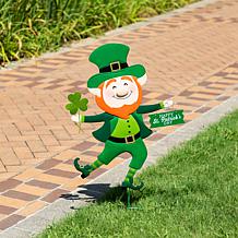 36" St. Patrick's Day Leprechaun Yard Stake
