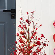36" Valentine's Lighted Porch Tree with Timer