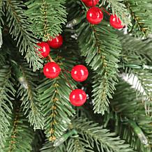 4' Pre-lit Green Artificial Christmas Porch Tree w/ Warm White Lights