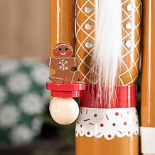 42" H Wooden Christmas Gingerbread Chef Nutcracker