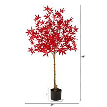 4Ft. Autumn Maple Artificial Fall Tree