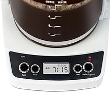 5-Cup Mini Drip Coffee Maker Whitte