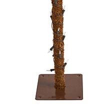 5 ft. Christmas Palm Artificial Tree with 150 Warm White LED Lights