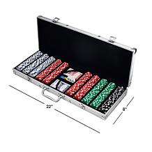 500 Dice Style 11.5 Gram Poker Chip Set