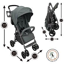 509 Crew Shopee Kids Lightweight Stroller With Extra Large Canopy