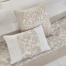 510 Design Ramsey Embroidered 8-Piece Comforter Set Neutral Cal King