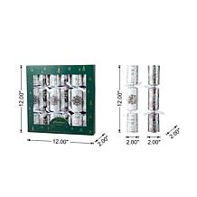 6-pack Christmas Snowflake Party Cracker with Gift Contents