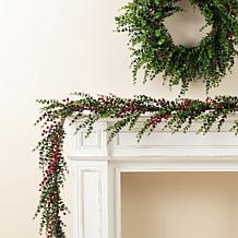 9ft Christmas Greenery PE Dripping Eucalyptus Garland