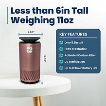 A2 UV and 3 Stage H13 HEPA Air Purifier