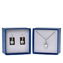 Absolute™ Cubic Zirconia Pavé Pendant and Drop Earrings Set