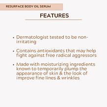 Active Argan Resurface Body Oil Serum