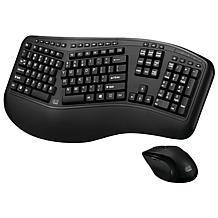 Adesso Tru-Form Media 1500 Wireless Ergonomic Keyboard and Laser Mouse