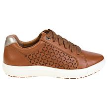 Aetrex Courtney Cutout Lace Up Arch Support Sneakers