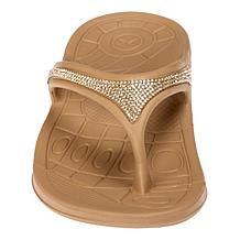 Aetrex® Fiji Sparkle Water-Friendly Orthotic Thong